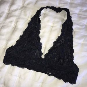 Free People lace halter bra